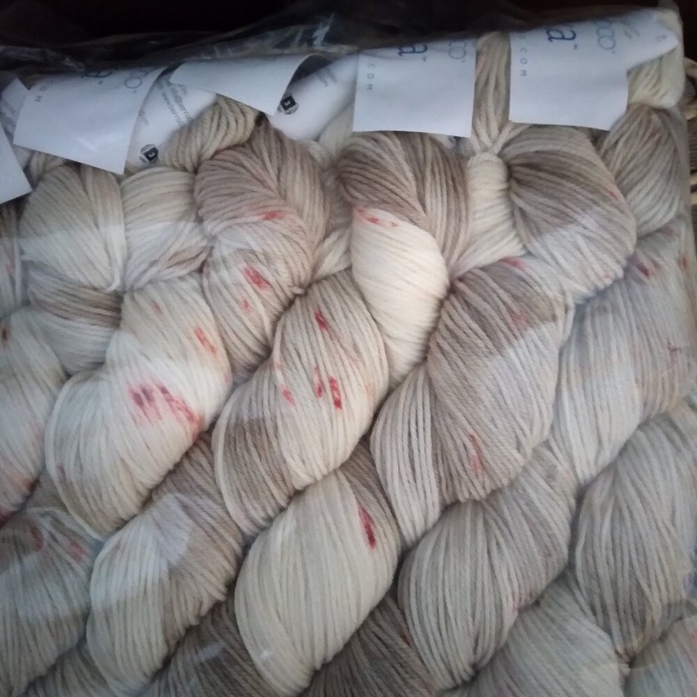 Berroco Fika Superwash 100% Wool Yarns FIVE Skein lot